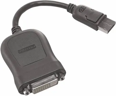 Lenovo 45J7915 DisplayPort / DVI adapter [1x moški konektor DisplayPort - 1x ženski konektor DVI\, 24 + 1 polov] črna