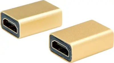 Roline 12.03.3153  adapter [1x ženski konektor HDMI - 1x ženski konektor HDMI] zlata