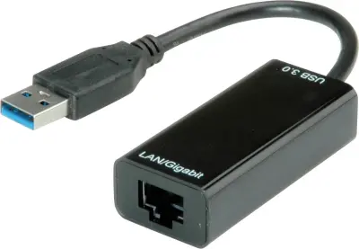 Value USB 3.0 pretvornik [1x USB 3.2 gen. 1 vtič A (USB 3.0) - 1x RJ45 vtičnica]