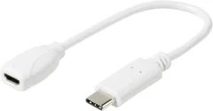 Vivanco mobilni telefon adapter [1x micro USB ženski konektor - 1x moški konektor USB 2.0 tipa C] DCAVVUSBCMB02W 20.00 cm