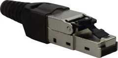 KOMOS RJ45 RJ45 adapter CAT 6 [1x RJ45 vtičnica - 1x prosti konec]  srebrna