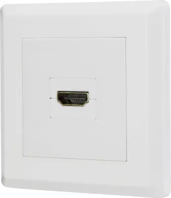 Renkforce RF-4724906 HDMI adapter [1x ženski konektor HDMI - 1x ženski konektor HDMI] bela pozlačeni konektorji