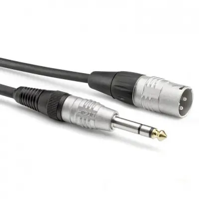 Sommer Cable HBP-XM6S-0090 avdio adapterski kabel [1x XLR vtič 3-polni - 1x klinken vtič 6.3 mm (mono)] 0.90 m črna
