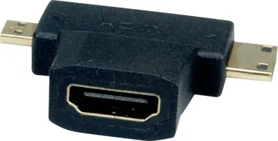 Value 12.99.3166  adapter [1x ženski konektor HDMI - 1x moški konektor mini HDMI tipa C] črna