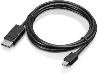 Lenovo Mini-DisplayPort / DisplayPort adapterski kabel mini DisplayPort  vtič\, DisplayPort  vtič 1.20 m črna 0B47091  DisplayPort kabel