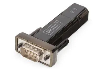 Digitus USB 2.0, serijski adapter [1x moški konektor USB 2.0 tipa A - 1x 9-polni moški konektor D-Sub] DA-70167 0.8 m pozlačeni konektorji, z USB-jem