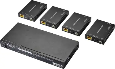 SpeaKa Professional SP-HDS-700 HDMI® HDMI razširitev preko omrežnega kabla RJ45 50 m