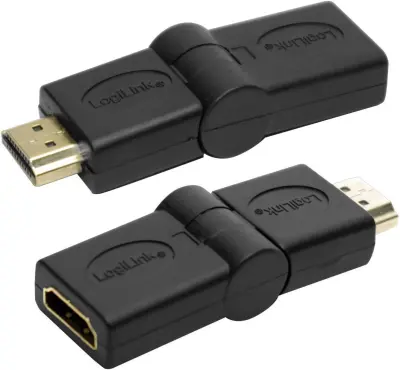 LogiLink AH0011 HDMI adapter [1x moški konektor HDMI - 1x ženski konektor HDMI] črna