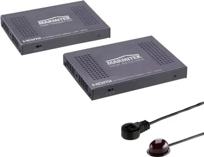 MegaView 241 UHD 2.0 - HDMI Extender, prek 1 kabla CAT5e/6, 4K Ultra HD, 3D, 40 m (4 K) - 70 m (1080p), 18,0 Gbps, PoC, HDR, Infrardeči zadnji kanal M