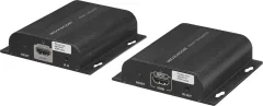 Monacor INS-100Z LAN (10/100 MBit/s)\, HDMI® razširitev (podaljšanje) preko omrežnega kabla RJ45 100 m