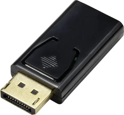 Renkforce RF-4746622 HDMI / DisplayPort adapter [1x moški konektor DisplayPort - 1x ženski konektor HDMI] črna
