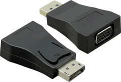 Value 12.99.3156  adapter [1x moški konektor DisplayPort - 1x ženski konektor VGA] črna