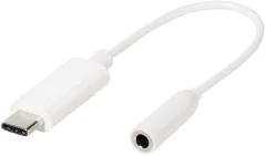 Vivanco avdio adapter [1x moški konektor USB-C® - 1x priključna doza za 3\,5 mm banana moški konektor] CC UC A 1 10.00 cm