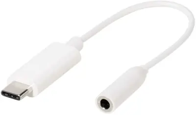 Vivanco avdio adapter [1x moški konektor USB-C® - 1x priključna doza za 3\,5 mm banana moški konektor] CC UC A 1 10.00 cm