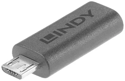 LINDY USB 2.0 adapter [1x ženski konektor USB-C® - 1x moški konektor USB 2.0 tipa micro B]