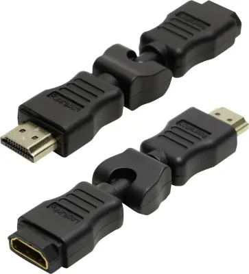 LogiLink AH0012 HDMI adapter [1x moški konektor HDMI - 1x ženski konektor HDMI] črna