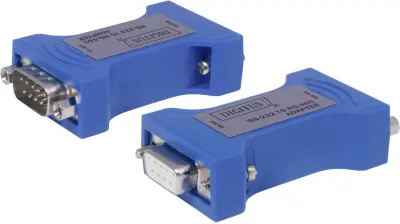DIGITUS serijski pretvornik - RS-232 v RS-485 - vtičnica DSUB-9 v vtič DSUB-9 - hitrost prenosa podatkov 300 bit/s do 115,2 kbit/s Digitus serijski, v