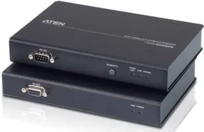 ATEN CE620-AT-G DVI\, USB\, RS232\, audio-line-out\, vtičnica za mikrofon razširitev (podaljšanje) preko omrežnega kabla RJ45 100 m