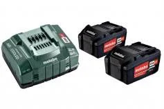 Metabo Basic-Set 2 x 5.2 Ah 685051000 akumulator in polnilec orodja  18 V 5.2 Ah Li-Ion