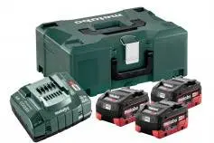Metabo Basic Set 3 x LiHD 5.5 A 685069000 akumulator in polnilec orodja  18 V 5.5 Ah LiHD