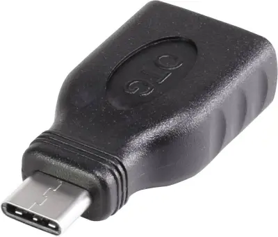 Renkforce USB 3.0 adapter [1x moški konektor USB-C® - 1x USB 3.2 gen. 1 vtičnica A (USB 3.0)]   z OTG funkcijo\, pozlačeni konektorji
