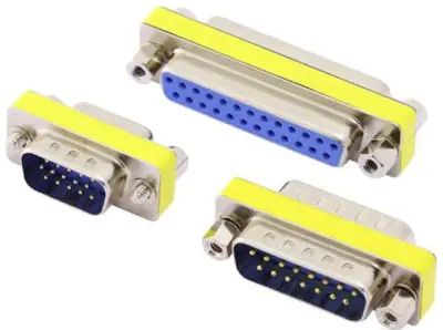 TRU COMPONENTS serijski adapter [1x 9-polni moški konektor D-Sub - 1x 9-polni moški konektor D-Sub]