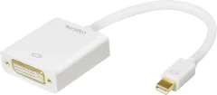 LogiLink CV0037B  adapter [1x moški konektor mini Displayport - 1x ženski konektor DVI\, 24 + 5 polov] bela  15.00 cm