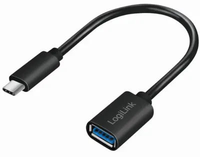 USB 3.0 adapter [1x USB 3.1 vtič C - 1x USB 3.0 vtičnica A] črn LogiLink