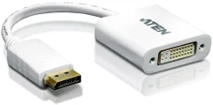 ATEN VC965-AT DisplayPort / DVI adapter [1x moški konektor DisplayPort - 1x ženski konektor DVI\, 24 + 5 polov] bela  10.00 cm