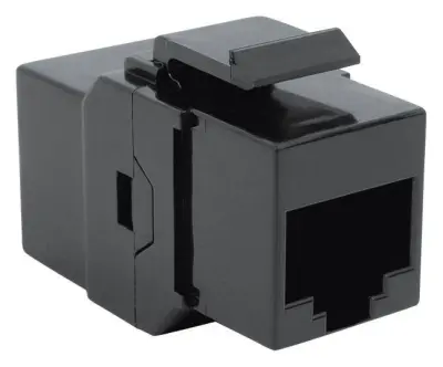 Bachmann RJ45 omrežni adapter CAT 6 [1x RJ45 vtičnica - 1x RJ45 vtičnica]  črna