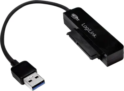 LogiLink USB 3.0 adapter [1x 7-polni ženski konektor SATA - 1x USB 3.2 gen. 1 vtič A (USB 3.0)] AU0012A 14.50 cm