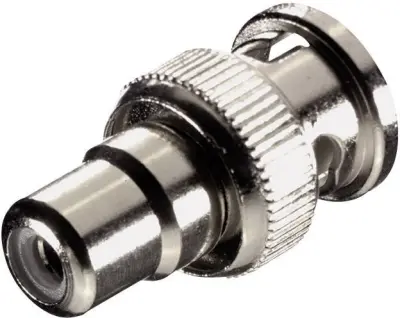 SpeaKa Professional SP-7869892 BNC / cinch adapter [1x BNC moški konektor - 1x ženski cinch konektor] srebrna