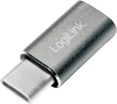 LogiLink USB 2.0 adapter [1x moški konektor USB-C® - 1x ženski konektor USB 2.0 tipa micro B] AU0041