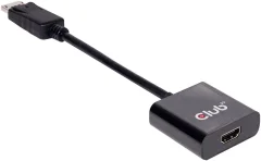club3D CAC-2070 DisplayPort adapter [1x moški konektor DisplayPort - 1x ženski konektor HDMI] črna