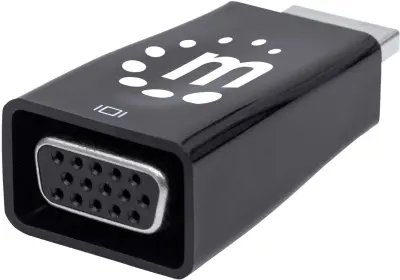 Manhattan 151542 HDMI adapter [1x moški konektor HDMI - 1x ženski konektor VGA] črna