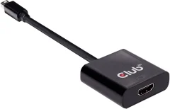 club3D CAC-2170 Mini-DisplayPort adapter [1x moški konektor mini Displayport - 1x ženski konektor HDMI] črna