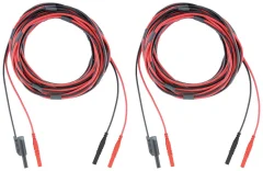 Metrel A 1619 varnostni merilni kabel\, komplet [banana moški konektor 4 mm - banana moški konektor 4 mm]  črna\, rdeča 1 kos
