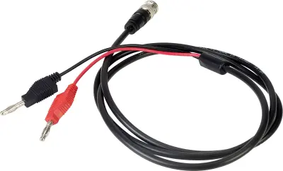 TRU COMPONENTS 16-0300 BNC merilni kabel  139.00 cm črna\, rdeča