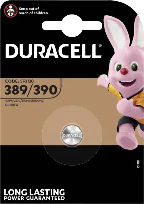 Duracell gumbne celice 389 1.55 V 1 kos 80 mAh srebrovo-oksidni 389/390