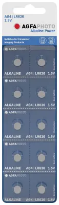 AgfaPhoto gumbne celice LR 66 1.5 V 10 kos  alkalno-manganov AG4
