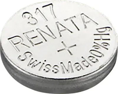 Gumbna baterija 317 srebrovo-oksidna Renata SR62 10.5 mAh 1.55 V\, 1 kos