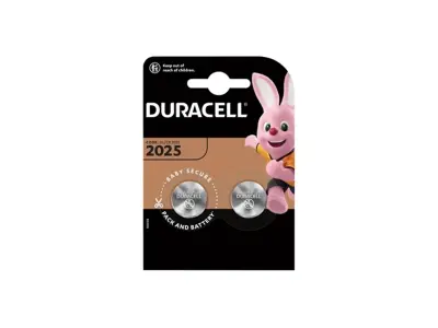 Duracell gumbne celice CR 2025 3 V 2 kos 165 mAh litij Elektro 2025