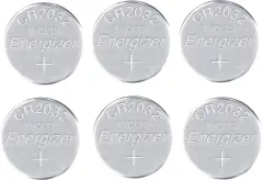 Energizer gumbne celice CR 2032 3 V 6 kos 240 mAh litij CR2032
