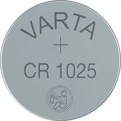 Gumbna baterija CR 1025 litijeva Varta Electronics CR1025 25 mAh 3 V 1 kos