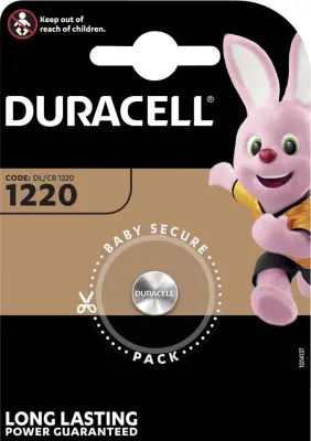 Duracell gumbne celice CR 1220 3 V 1 kos 35 mAh litij DL1220