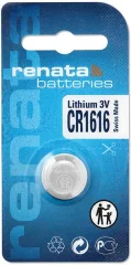 Gumbna baterija CR 1616 litijeva Renata CR1616 50 mAh 3 V\, 1 kos