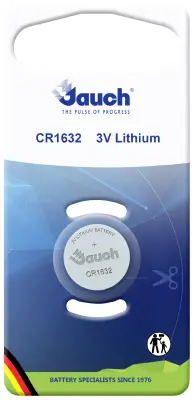 Jauch Quartz gumbne celice CR 1632 3 V 1 kos 135 mAh litij