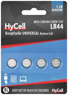 Gumbna baterija LR 44 alkalij-manganova Ansmann AG13 140 mAh 1.5 V 4 kos