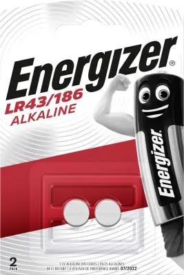Gumbna baterija LR 43 alkalno-manganova Energizer AG12 123 mAh 1.5 V 2 kosa