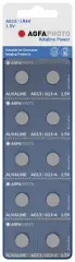 AgfaPhoto gumbne celice LR 44 1.5 V 10 kos  alkalno-manganov AG13